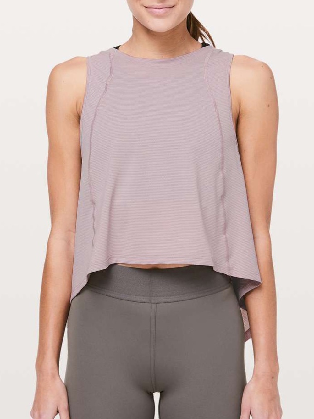 Lululemon To The Beat Tank x SoulCycle Heathered Silky Size 6